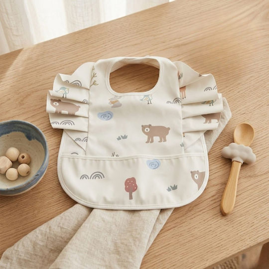 abo Abo Stoff Baby Lätzchen Bear abo Abo Stoff Baby Lätzchen Bear