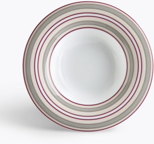 Ionia Εξοχή White Porcelain Dinnerware Set 8pcs