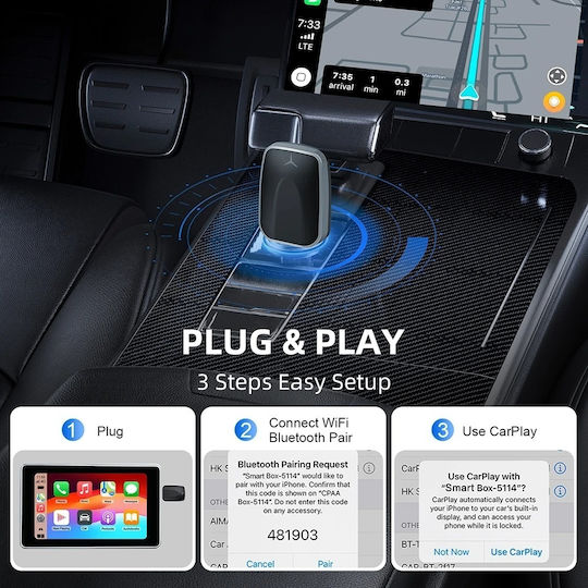 Adaptor Carplay & Android Auto Pentru Mașini