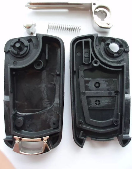 Techstar Husa Cheie Transformer Upgrade Pentru Cheie Flip 2 Butoane Lama Hu46 Compatibila Opel Astra G Vectra B Zafira A Corsa C