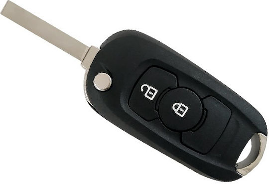 Techstar Husa Pentru Chei Auto Tip Flip 2 Butoane Lama Hu100 Opel Astra K 2015-2019