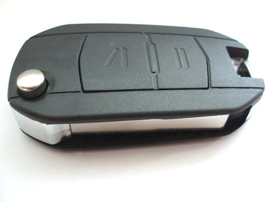 Techstar Husa Pentru Chei Auto Transformer Flip Upgrade 2 Butoane Lama Hu100 Compatibila Opel Corsa Astra Meriva Zafira