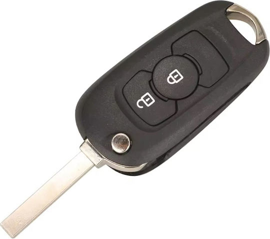 Techstar Husa Pentru Chei Auto Tip Flip 2 Butoane Lama Hu100 Opel Astra K 2015-2019