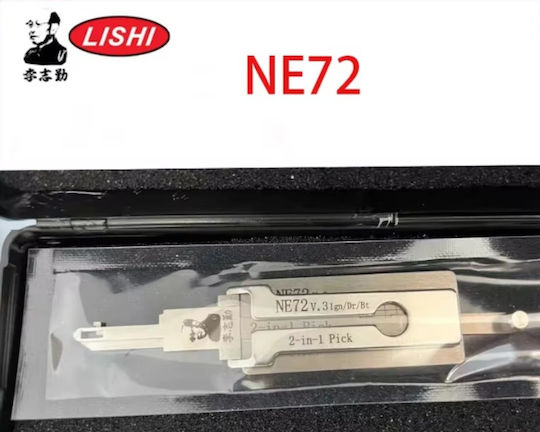 Lishi Ne72 2-in-1 Autoschlüssel Decoder Pick Citroen Peugeot Renault 206 207 Schlüssel Ne72 Klinge