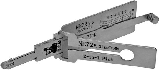 Lishi Ne72 2-in-1 Autoschlüssel Decoder Pick Citroen Peugeot Renault 206 207 Schlüssel Ne72 Klinge