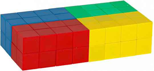 ikonka Cuburi de construit educative pentru 3+ ani 64 buc