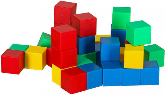 ikonka Cuburi de construit educative pentru 3+ ani 64 buc