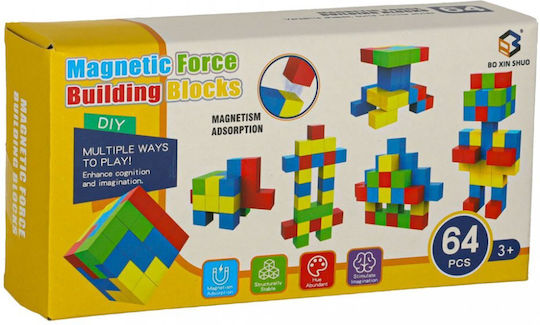 ikonka Cuburi de construit educative pentru 3+ ani 64 buc