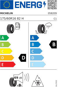 Michelin Runflat 175/60R16 82HH Χειμερινό Λάστιχο Αυτοκινήτου