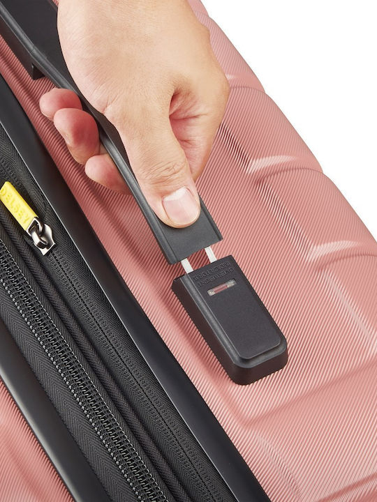 Delsey Shadow Large Travel Suitcase Shadow Ash Rose Height 75cm