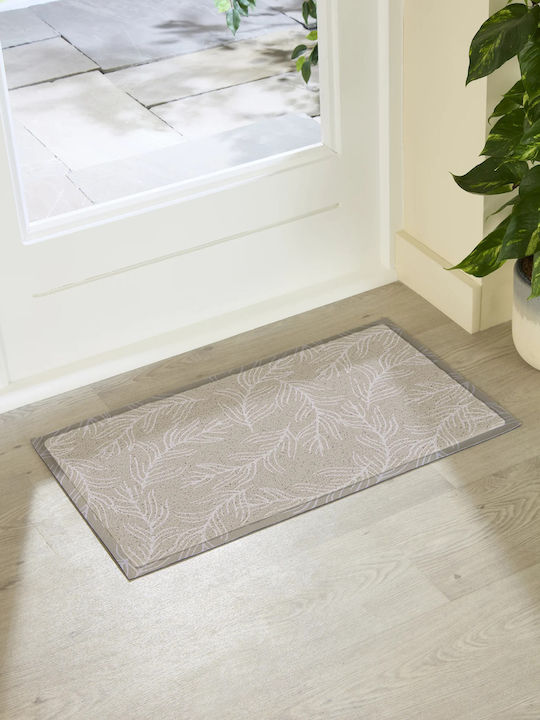 Artsy Mats Artsy Mats Fußmatte Rutschfest Mocha Blattmuster Braun 70x40cm
