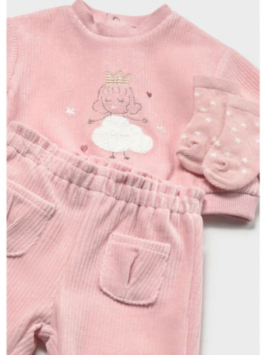 Mayoral Set pentru copii cu pantaloni din catifea 2 bucăți Mayoral Set pentru copii cu pantaloni din catifea 2 bucăți