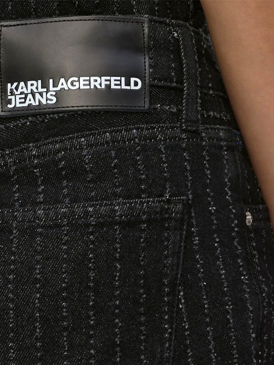 Bermude din denim pentru femei Negru