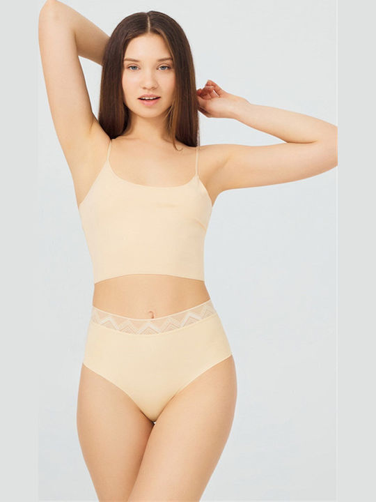 Bikini-Set 3 Stücke Hohe Taille Hohe Taillen