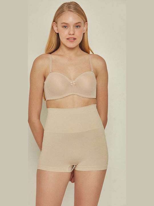 Затягащ и повдигащ Slip без Шевове Бежов
