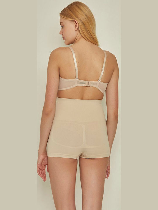 Затягащ и повдигащ Slip без Шевове Бежов