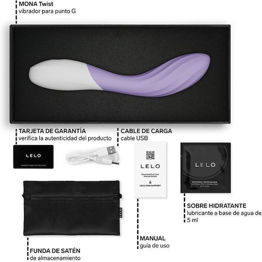 Lelo Mona G-Spot Vibrator with Remote Control Lilac