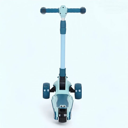 Kids Foldable 3-Wheel Scooter with LED Lighting for 6+ Years Green