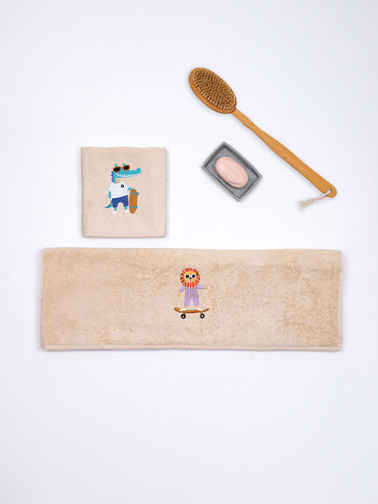 Sunshine Set De Prosoape Pentru Bebeluşi 2 Piese Fluffy Bej Sunshine Set De Prosoape Pentru Bebeluşi 2 Piese Fluffy Bej