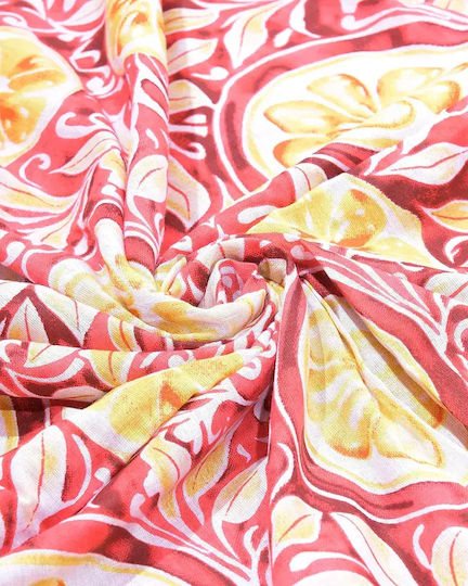 Ble Resort Collection Kitchen Towel Made of 100% Cotton in Red Colour