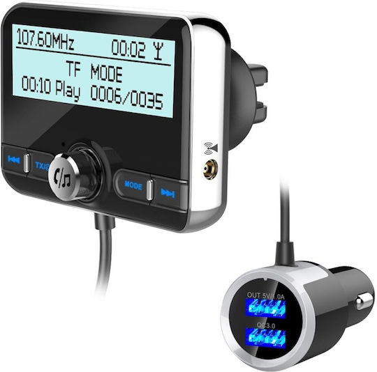 Pyramid FM Transmitter Αυτοκινήτου με Bluetooth / USB