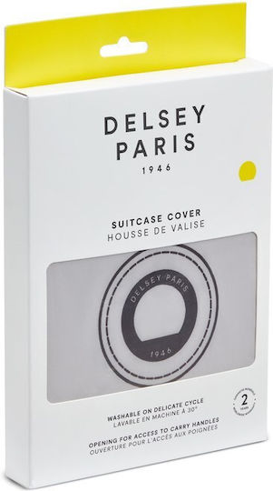 Delsey Κάλυμμα Βαλίτσας Λευκό