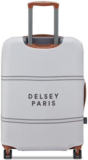 Delsey Κάλυμμα Βαλίτσας Λευκό