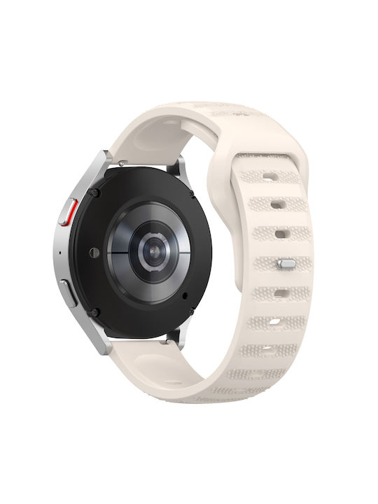 Silicone Strap Beige (Galaxy Watch4/5/6/7/FE/4 Classic/6 Classic/5 ProApple Watch 38/40/41/42mmVivomove HRHuawei Watch GT2 / GT3 (42mm) / GT3 Pro (43mm)Honor GS ProAmazfit GTS 3Realme Watch 2Haylou RS4 LS12) Silicone Strap Beige (Galaxy Watch4/5/6/7/FE/4 Classic/6 Classic/5 ProApple Watch 38/40/41/42mmVivomove HRHuawei Watch GT2 / GT3 (42mm) / GT3 Pro (43mm)Honor GS ProAmazfit GTS 3Realme Watch 2Haylou RS4 LS12)