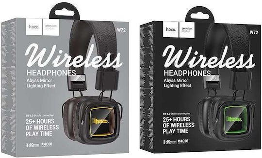 W72 Wireless Bluetooth On Ear Headphones with 25 Hours Playing Time Brown