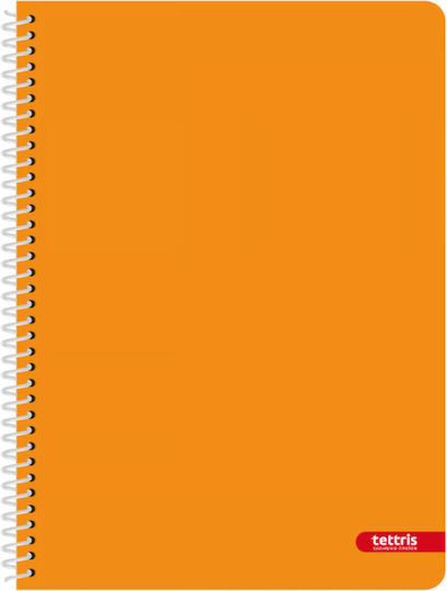 Tettris Spiral Notebook Ruled 150 Sheets 5 Subjects (Miscellaneous Designs) A4-5Θ-11B