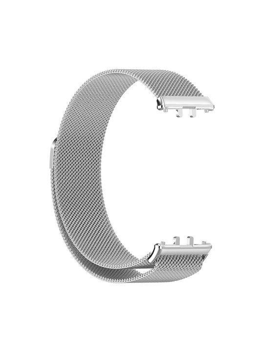 Techsuit Tragbare Bänder Rostfreier Stahl Silber (Galaxy Fit3)