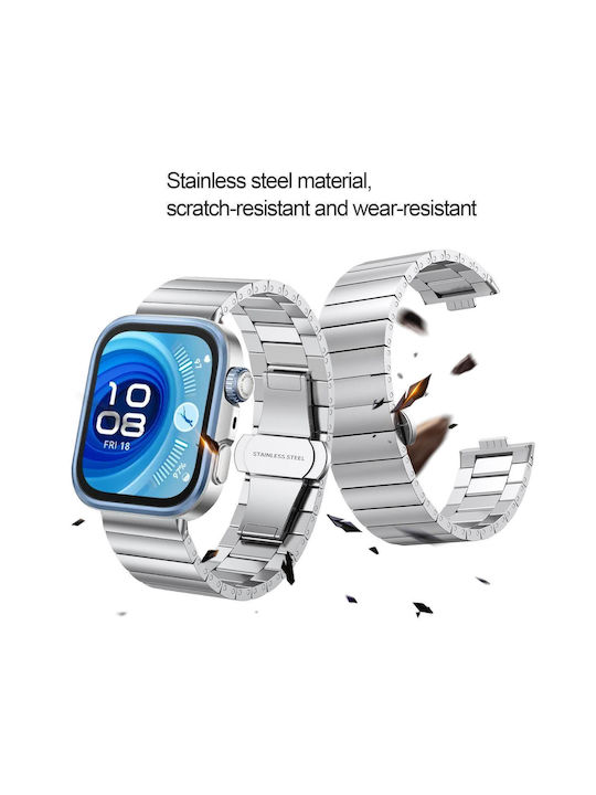 Stainless Steel Silver Strap (Huawei Watch Fit)