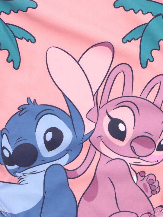 Disney Lilo & Stitch Kids One-Piece Pink Swimwear