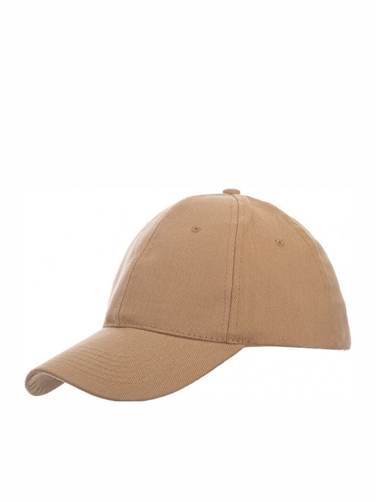 Jockey About Basics Stealth 6 Panel Heavy Brushed Cotton 250g Beige