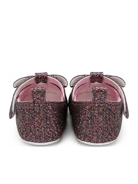 Panino Weiche Sohlenschuhe für Babys Pumpen Rosa