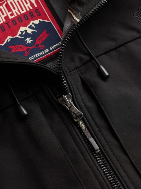 Superdry Trekker Μπουφάν Softshell Black