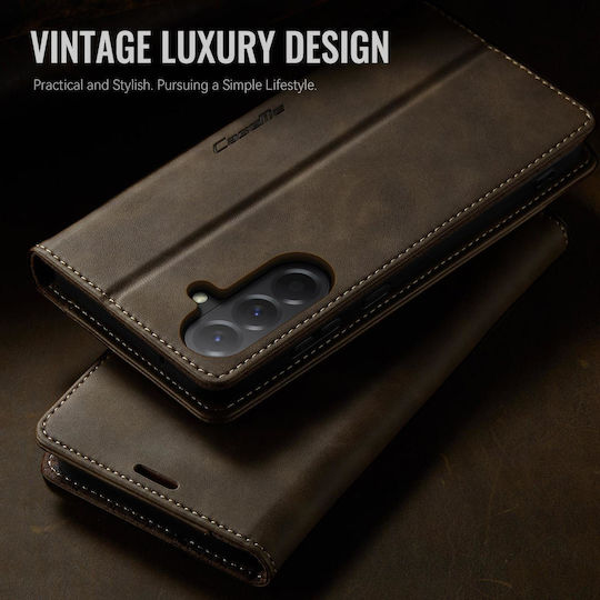 Caseme Wallet Δερματίνης Καφέ (Galaxy A17)