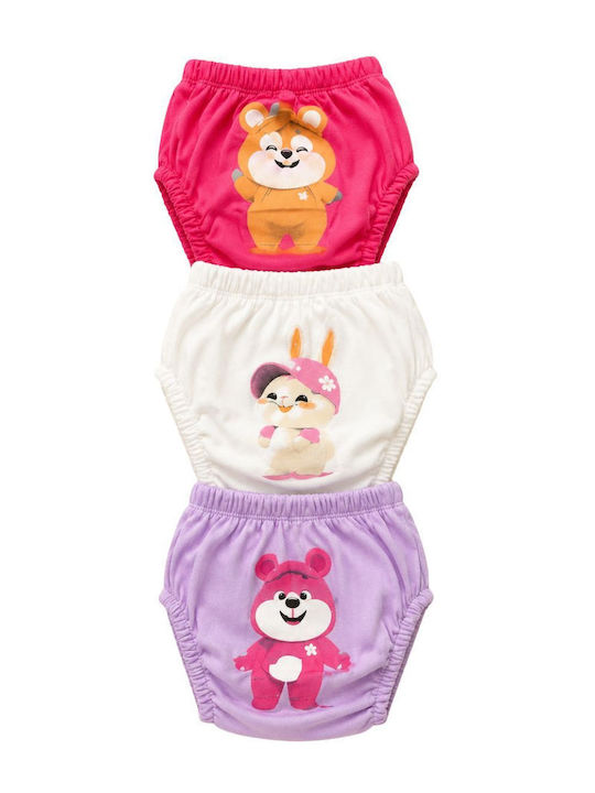 Poopes Set Kids Underwear Potty Training Pants 3 Pieces Multicolour