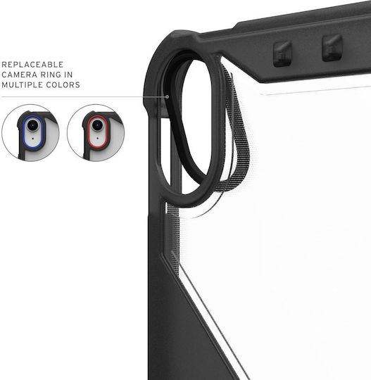 UAG Plyo Back Cover Περιστρεφόμενη Ανθεκτική Μαύρη (Apple Ipad 11 (a16) & Ipad 10.9 (2025/22 - 11/10th Gen))