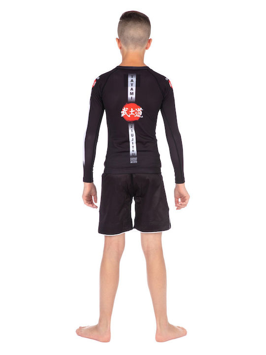 Tatami Fightwear Детска Дълъг Ръкав Блуза За Джиу-Джицу Черна