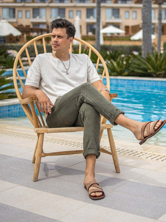 Men's Sandals Cross Straps Daedalos Black