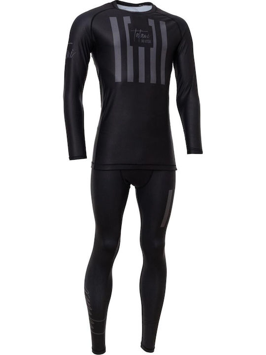 Tatami Fightwear Lang Männer Kampfsport Leggings Schwarz