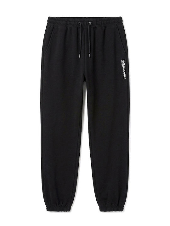 Sweatpants with Elastic Black