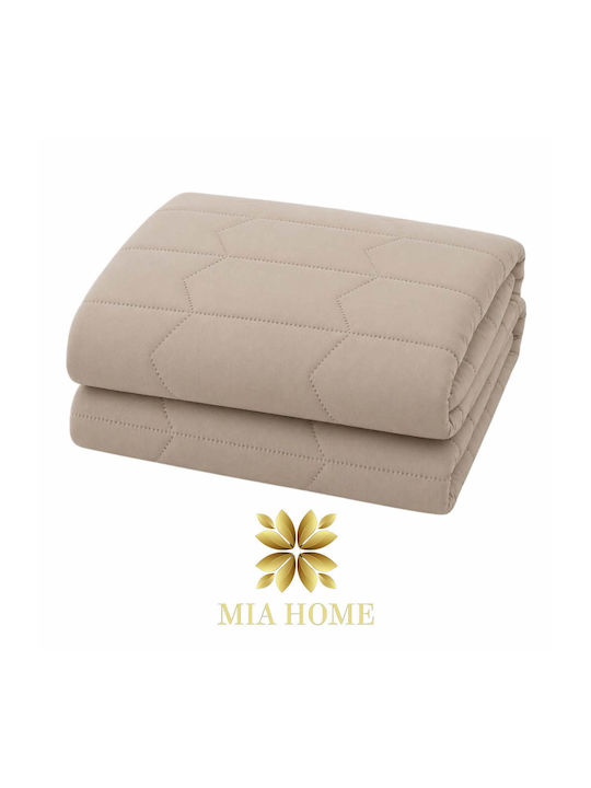Mia Home Tagesdecken Übergröße Beige 220x240cm