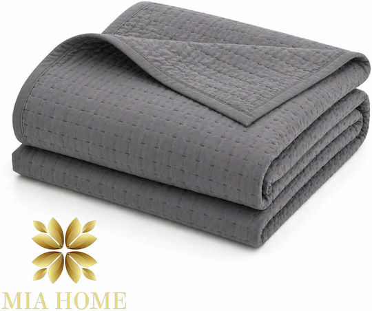 Mia Home Шалтета Подредба Голям Двоен Сив 220x240см 3 Бройки