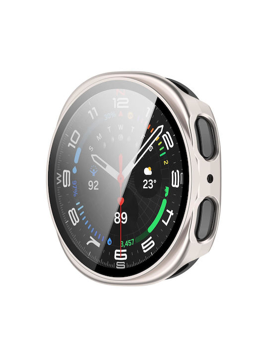 Πλαστική Θήκη σε Μπεζ χρώμα για Samsung Galaxy Watch 8 40mm