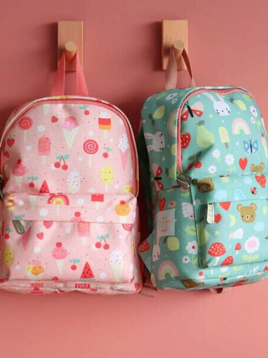 A Little Lovely Company Ice Creams School Set Pink 23.5 x 10 x 30cm