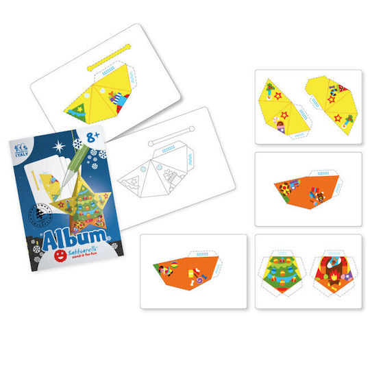 Sabbiarelli 3D Stern Baum Malerei Marmorstaub 8+
