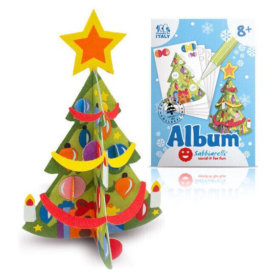 Offer Sabbiarelli Christmas Set 3D Tree 3D Ornaments 3D Flower Painting Marble Powder