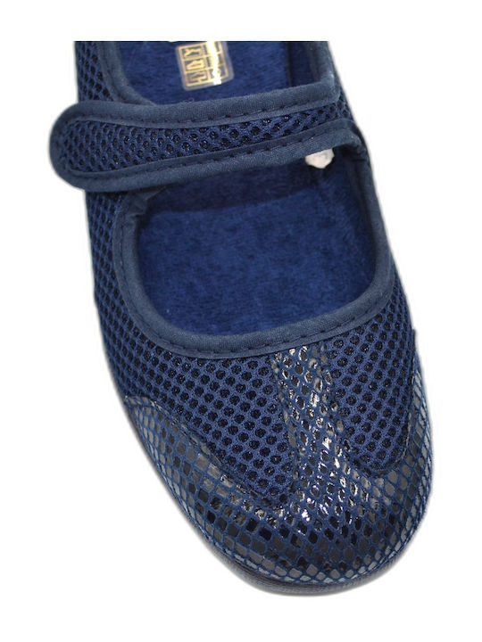 Damen Ballerinas in Blau Farbe